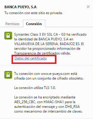 Conexión privada