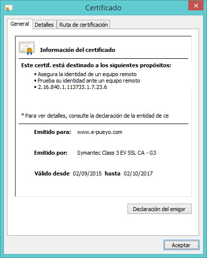 Certificado