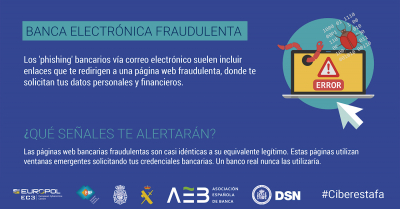 Banca electrónica fraudulenta