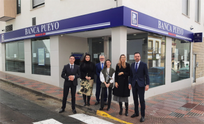 Banca Pueyo fortalece su presencia en Sevilla con la inauguración de una nueva oficina en el municipio de Tomares