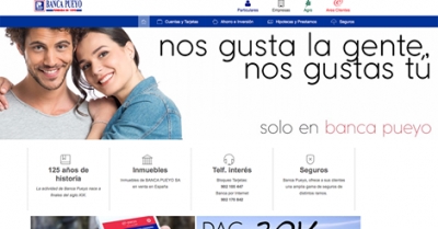 Nueva web de Banca Pueyo