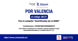 Apoyo a los damnificados por las DANA